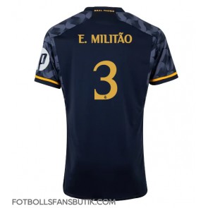 Real Madrid Eder Militao #3 Replika Bortatröja 2023-24 Kortärmad